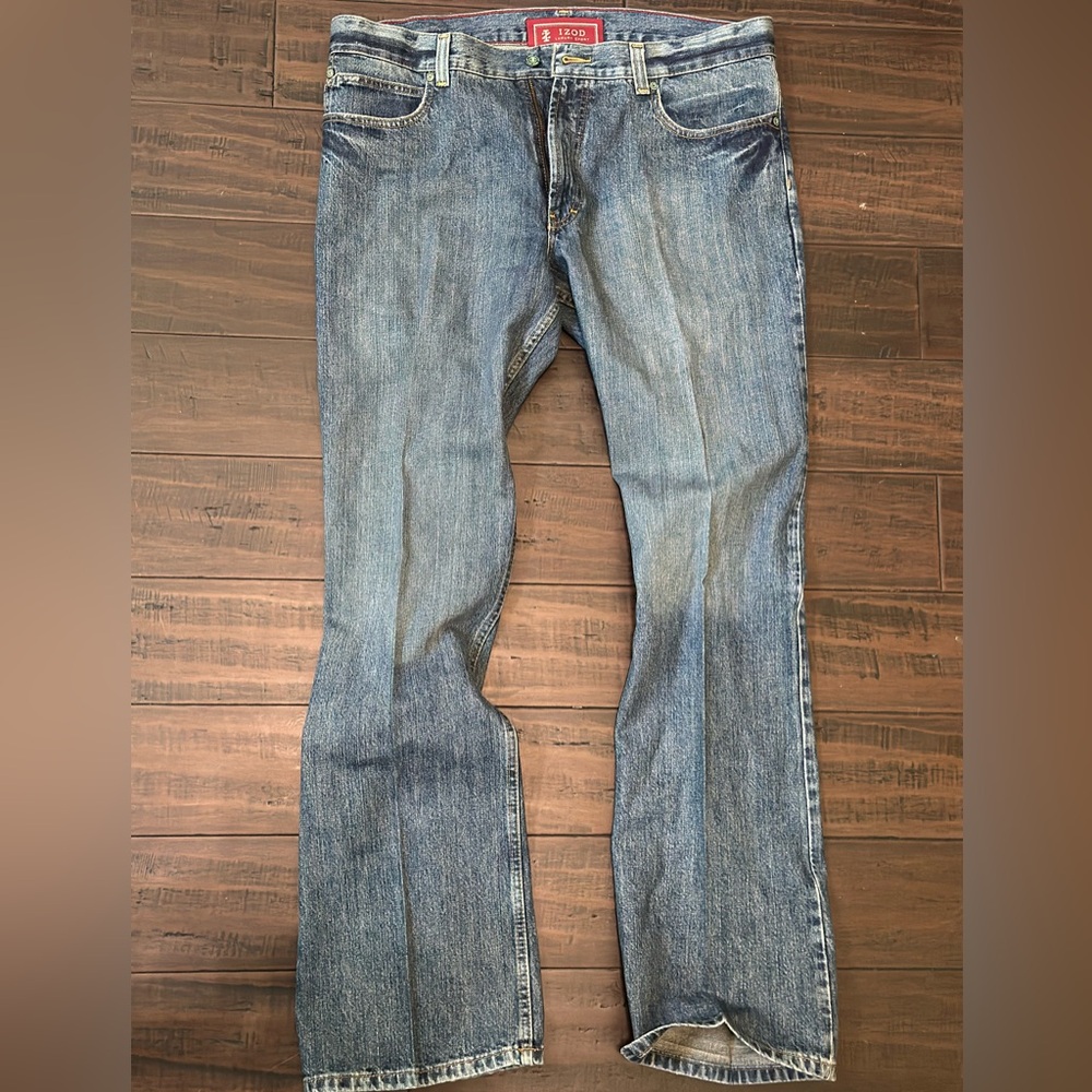 Izod Men's Classic Blue Bootcut Denim